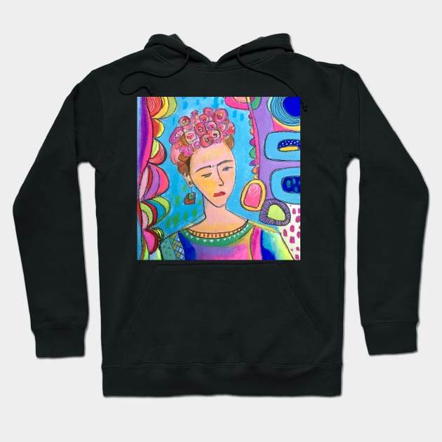 Frida Kahlo Hoodie by MyCraftyNell